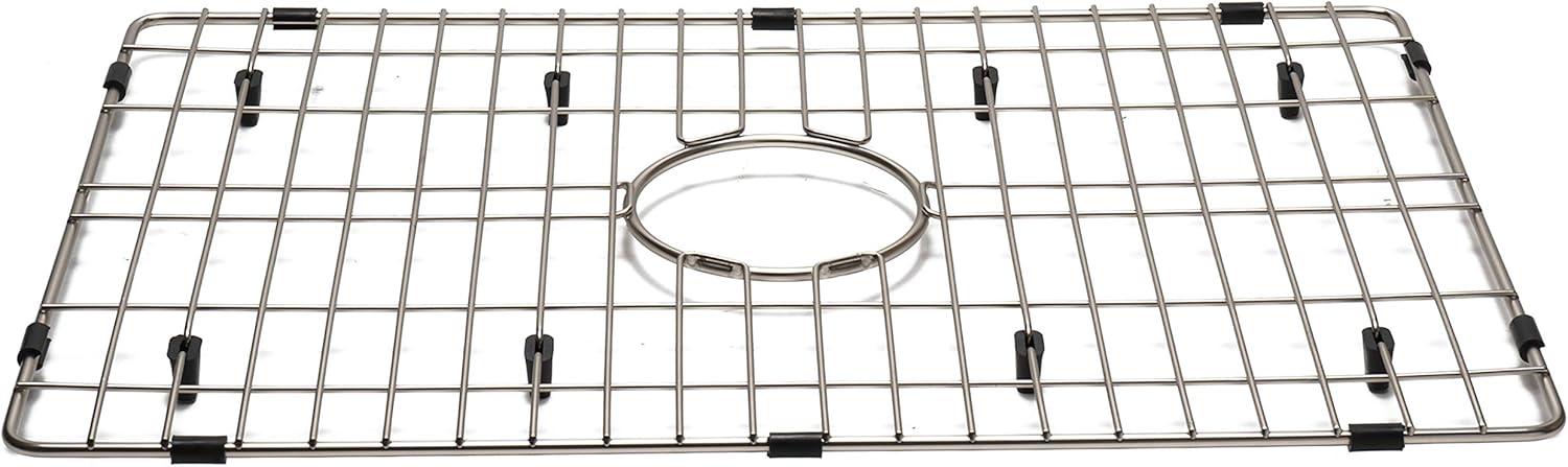 Brushed Stainless Steel Sink Grid with Plastic Feet