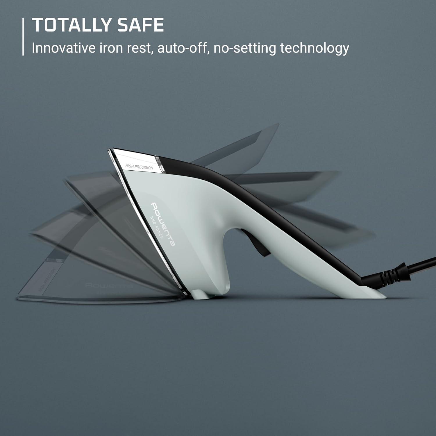 Rowenta Duo Force | 2-in-1 Steam Iron and Clothes Steamer | Versatile and Efficient Garment Care