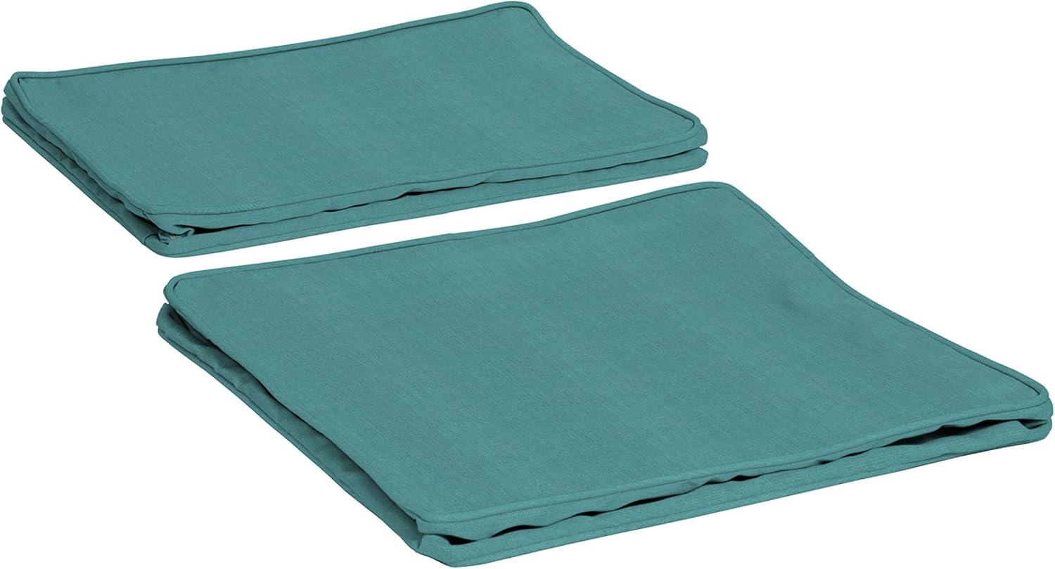 Arden Selections ProFoam EverTru Acrylic 24 x 24 x 6 Inch Outdoor Deep Seat Cushion Set, Aqua