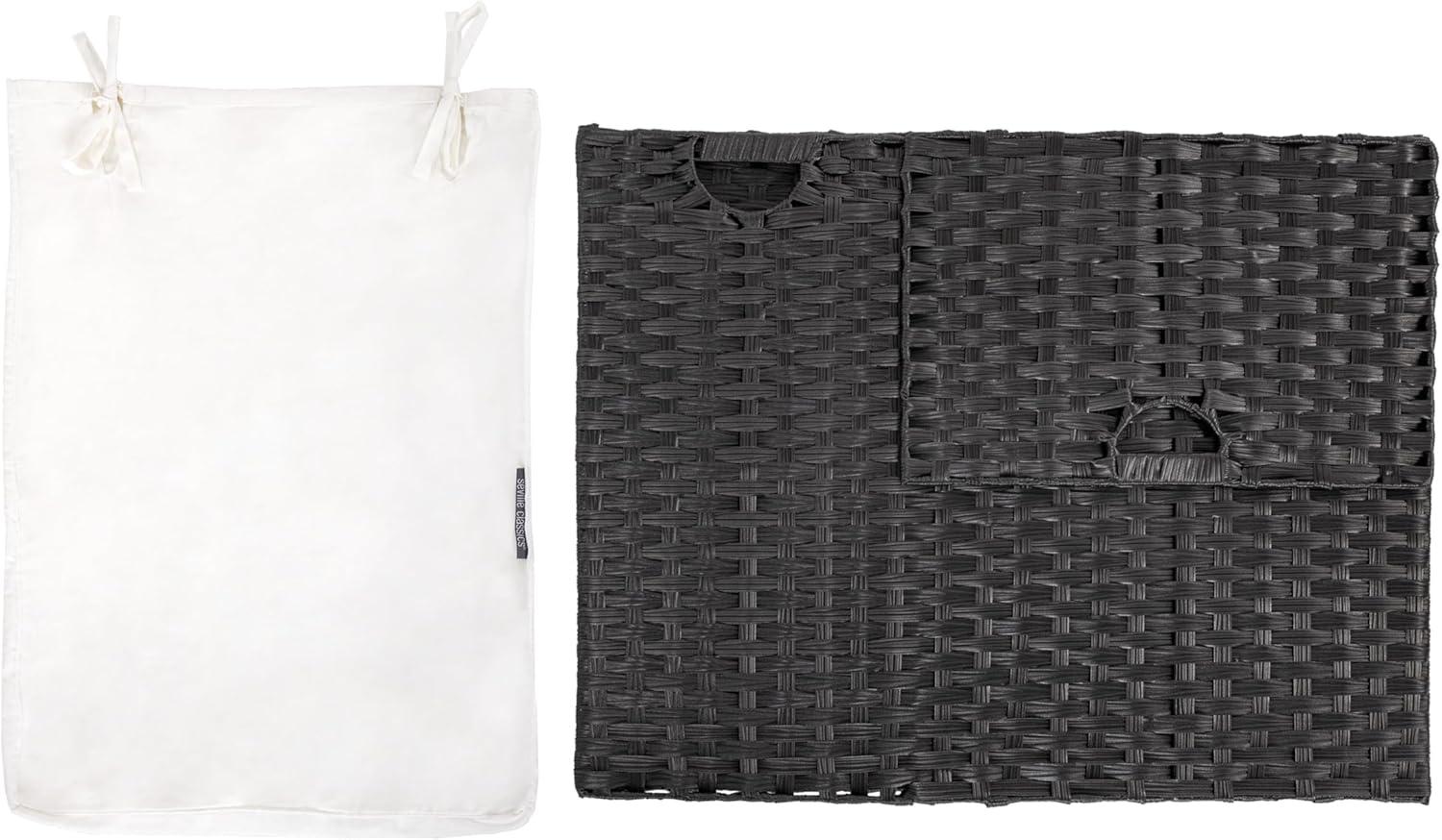 Handwoven Rectangle Laundry Hamper