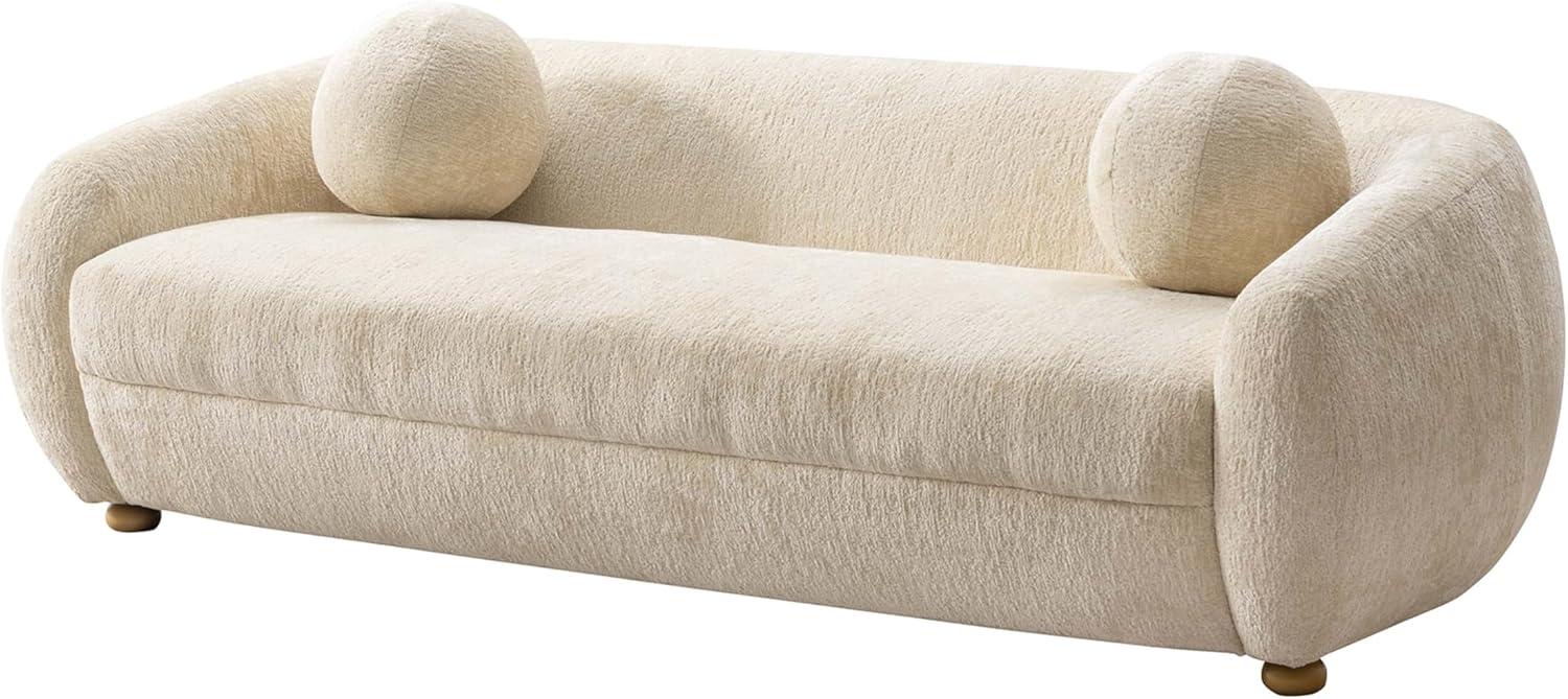 Manhattan Comfort 85.8" Tribeca Modern Chenille Upholstered Sofa