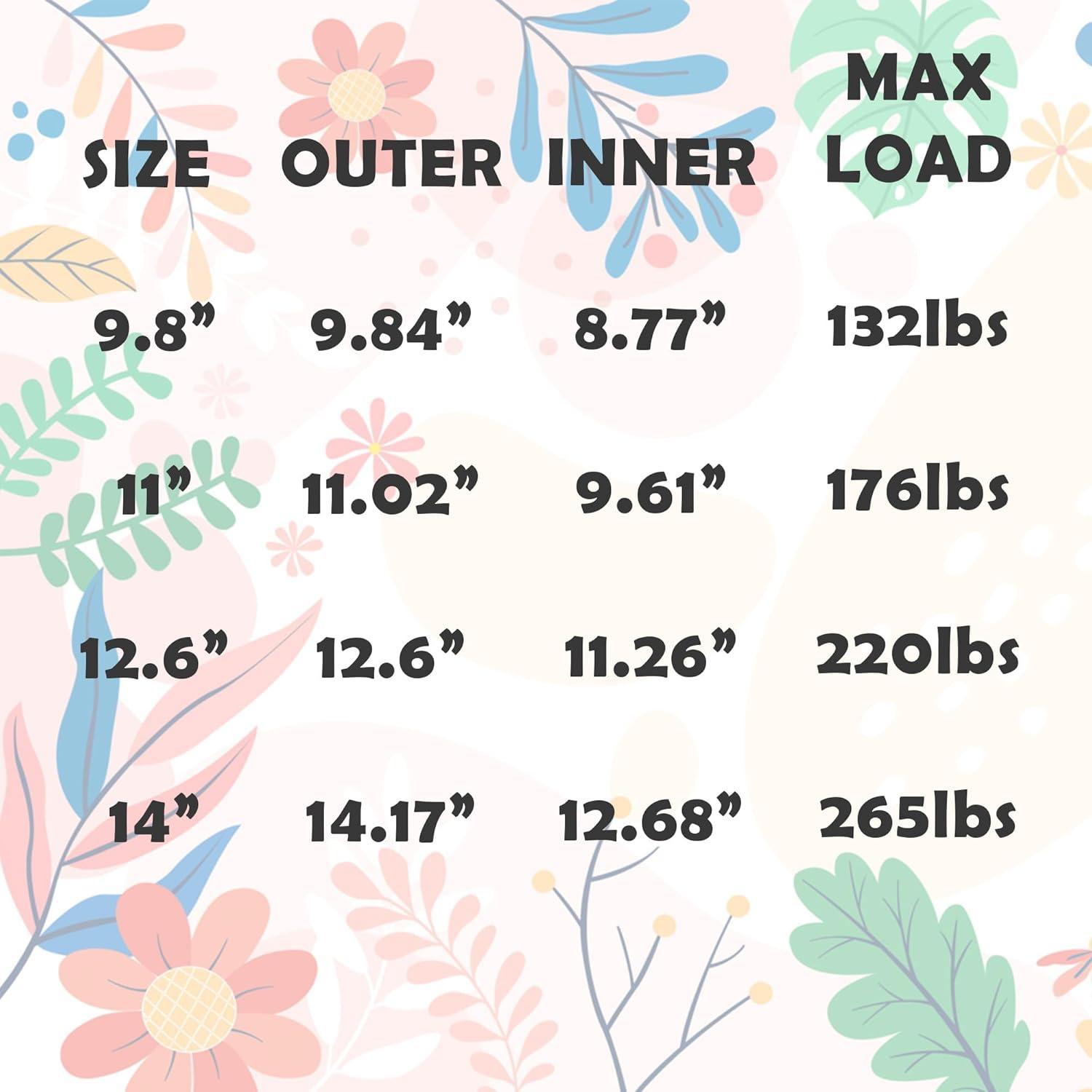 2 Pack of 14 Inch Heavy Duty Plant Caddy with Wheels,Rolling Plant Stand Pot Trolley,Wheeled Planter Saucer Tray,Potted Flower Mover Dolly with Casters Round Coaster for Indoor Outdoor