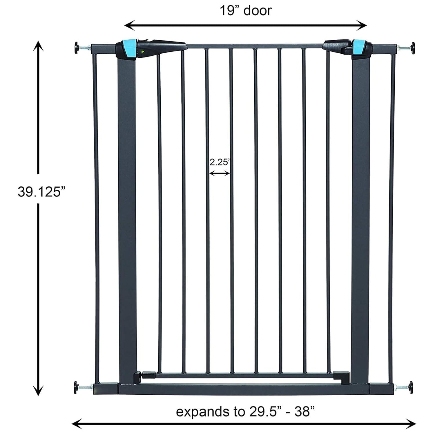 Midwest Homes For Pets MidWest Homes for Pets Gate/ Walk-thru Steel Pet Gate