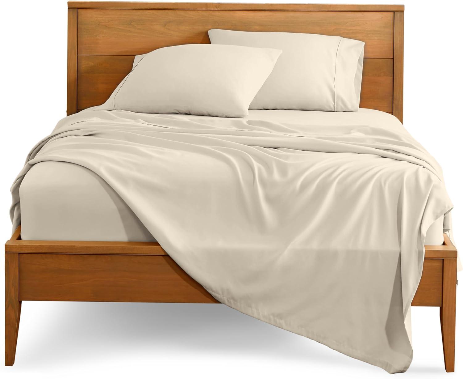 4 Piece Sheet Set - Ultra Soft, Double Brushed, Easy Care - Bare Home