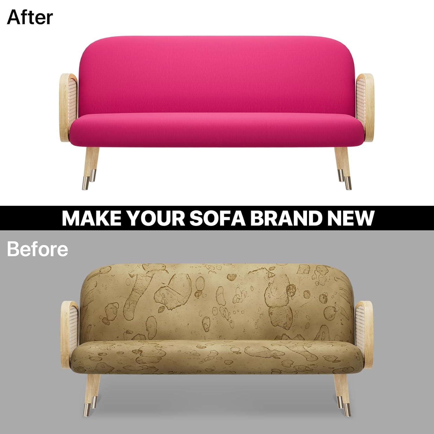 MoNiBloom Solid Futon Cover Slipcover Fit 6"- 8" Futon Mattresses Hot Pink, Queen Size 60x80 Inch