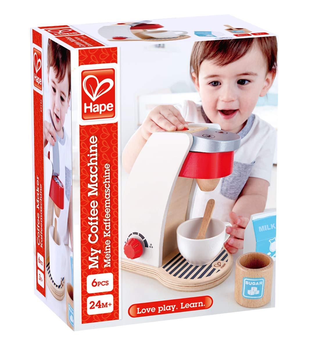 HaPe My Coffee Machine Kids Pretend Kitchen Appliance Set