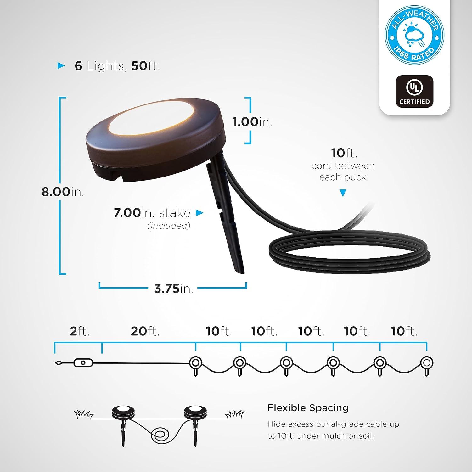 Bronze Plug-in Integrated LED Metal Pathway Light