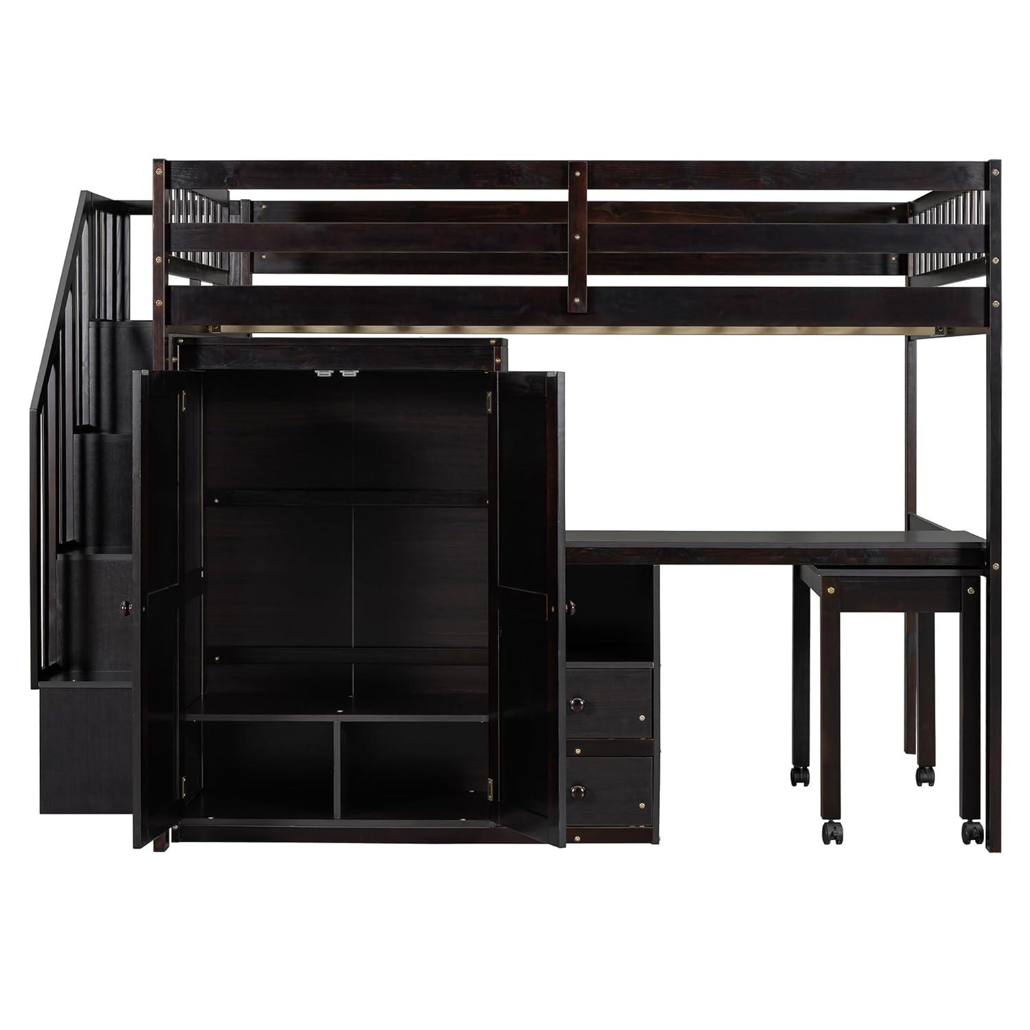 Reprise Designs Desk & Wardrobe – Space-Saving Multifunctional Loft Bed