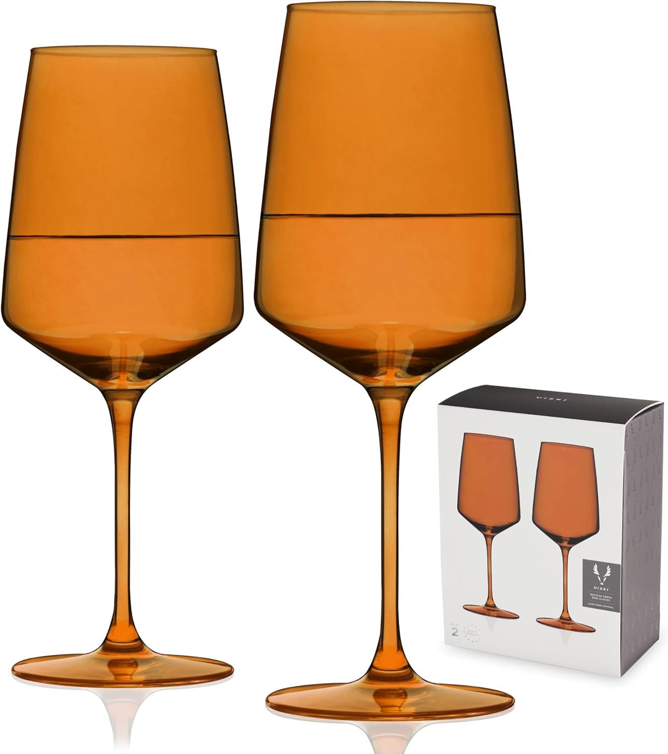 Reserve Nouveau Crystal Wine Glasses (Set of 2)