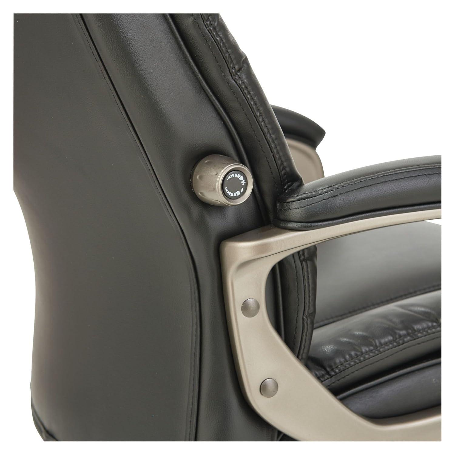 Alera Office Desk Chair, High-Back, Black/Graphite