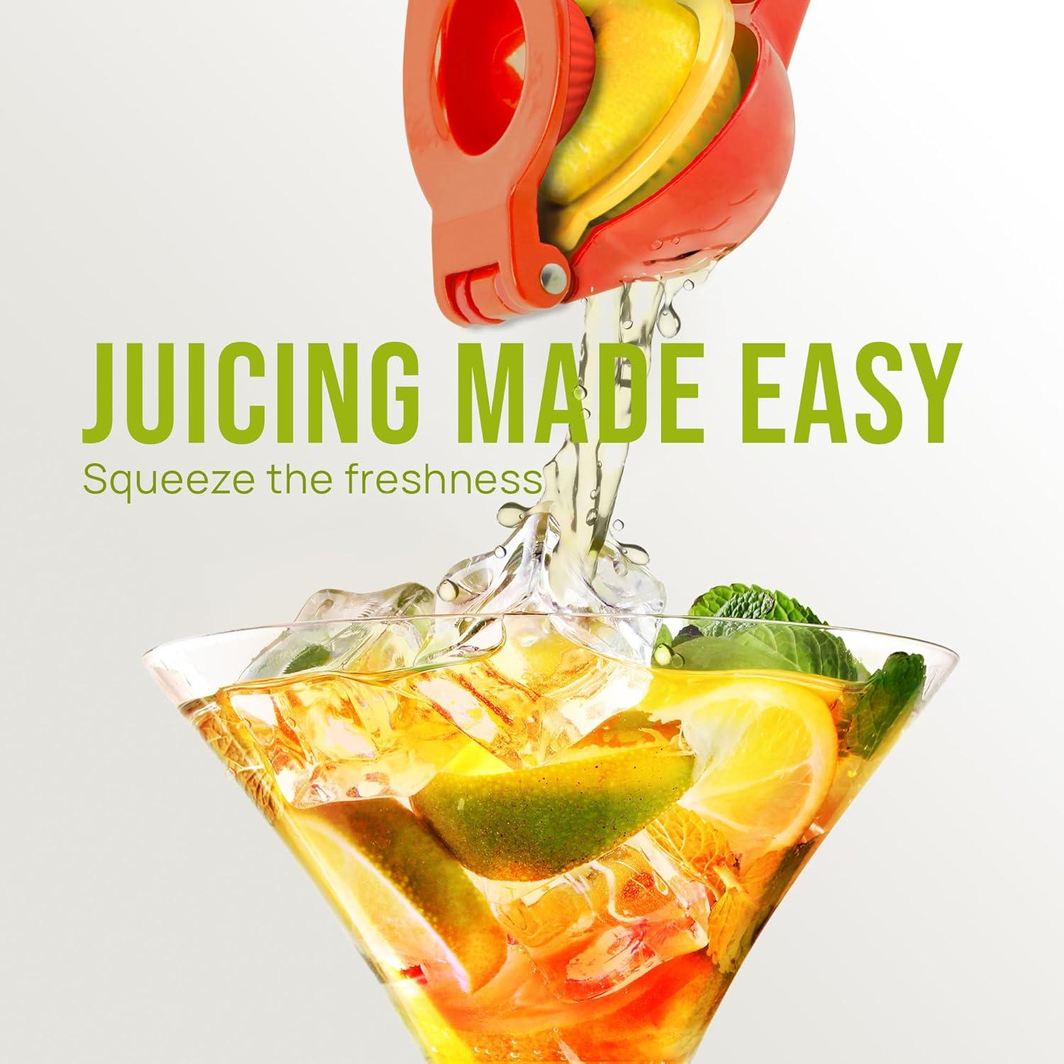 Zulay Kitchen Zulay Kitchen 2-in-1 Manual Lemon Squeezer Manual Juicer Citrus Press