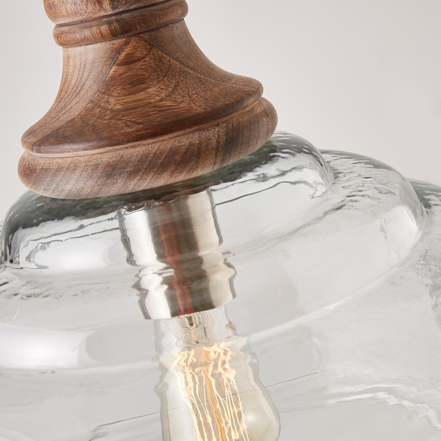 14 Inch 1 Light Pendant In Urban/Industrial Style 14 High By 15.5 Wide-Grey Wash/Iron Silk Finish    -Traditional Installation Capital Lighting