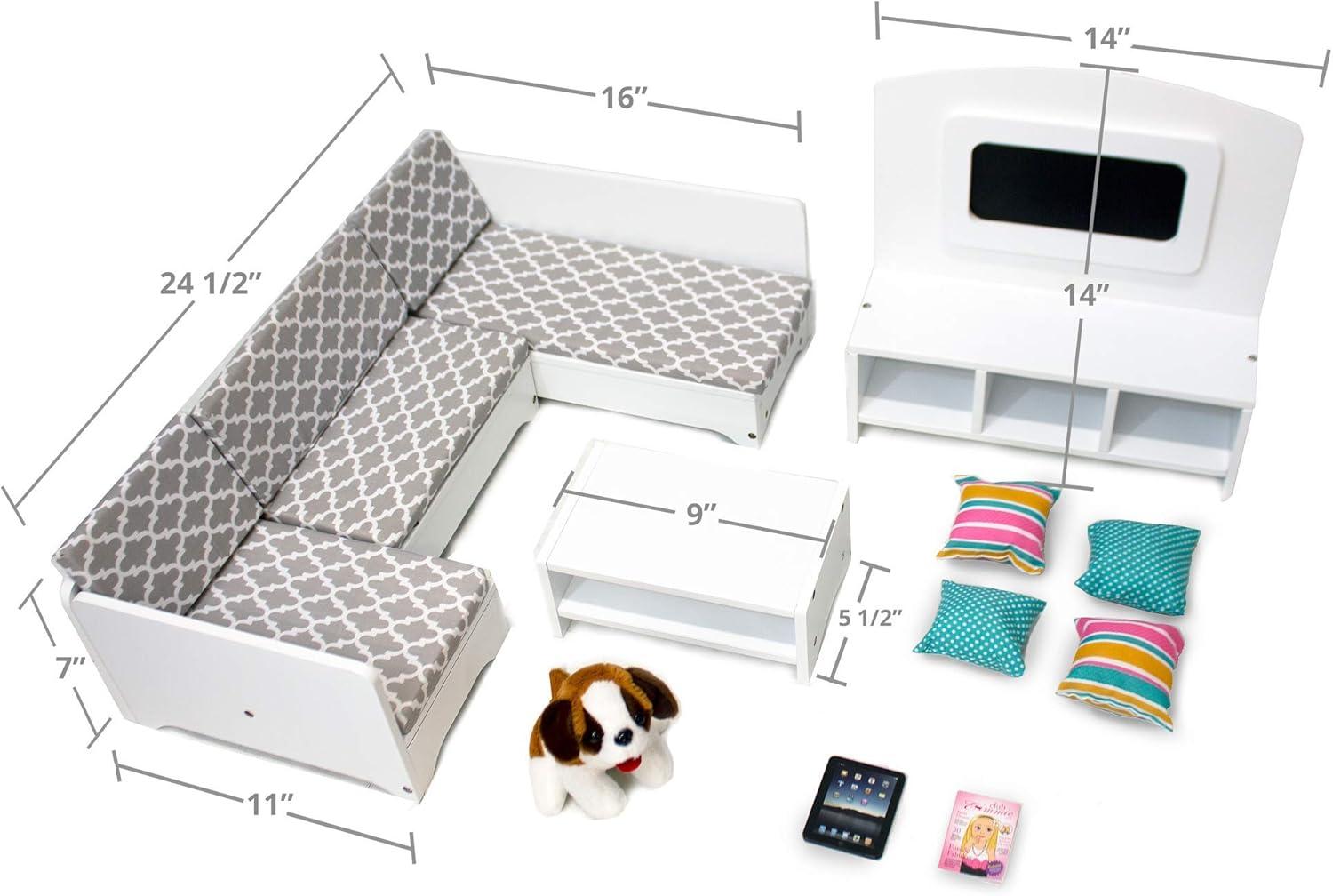 Playtime By Eimmie Sectional Sofa with Accessories