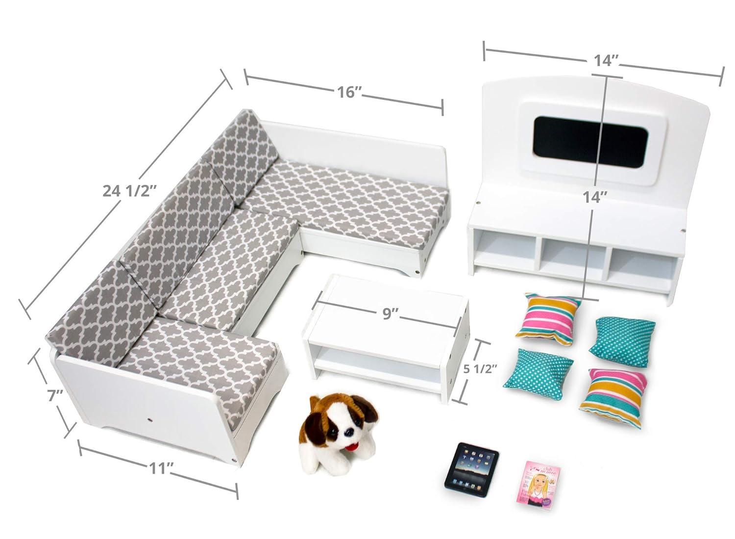 Playtime By Eimmie Sectional Sofa with Accessories