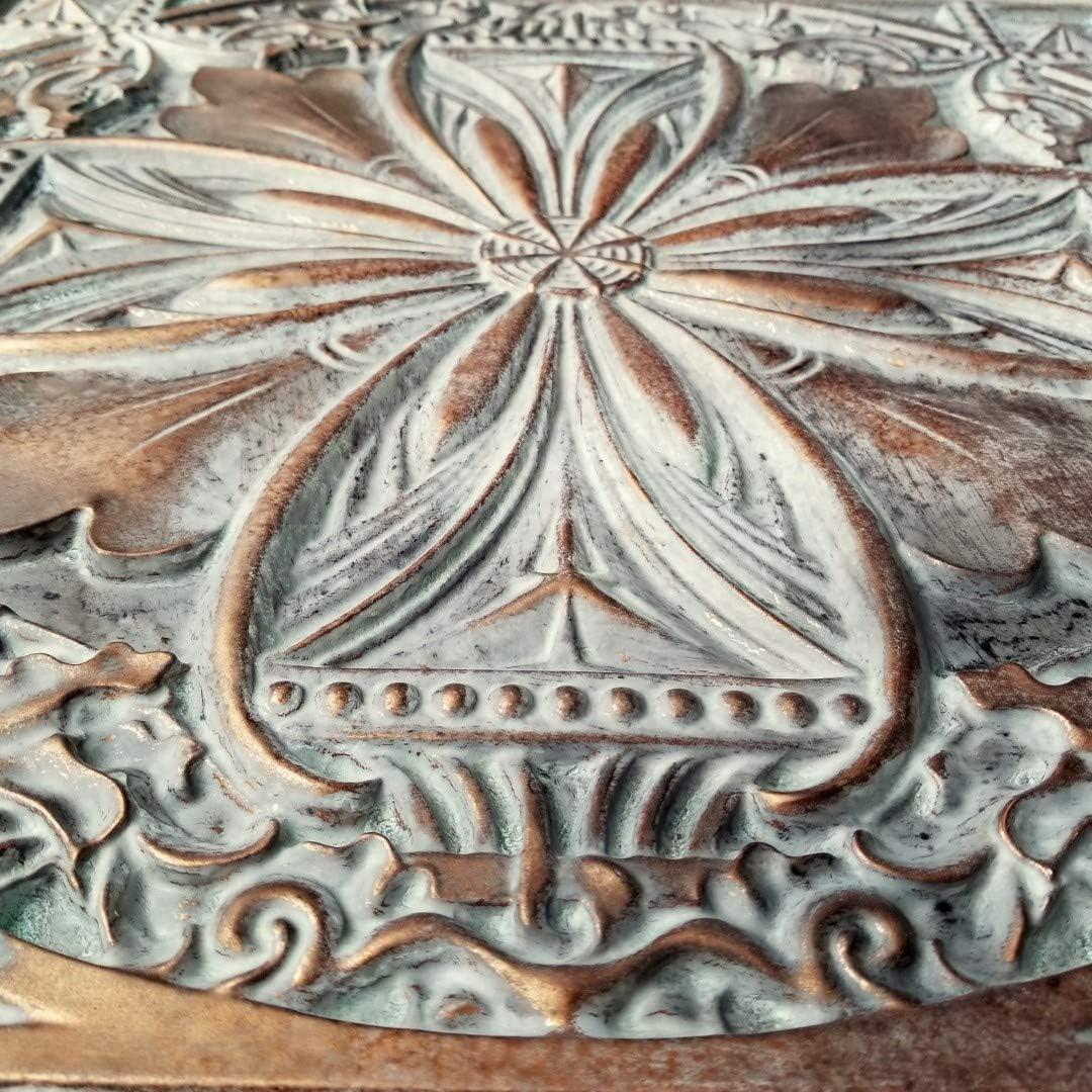 FromPlainToBeautifulInHours Milan 24'' L x 24'' W Textured PVC Drop-In & Glue Up Ceiling Tile Ceiling Tile (Set of 10)