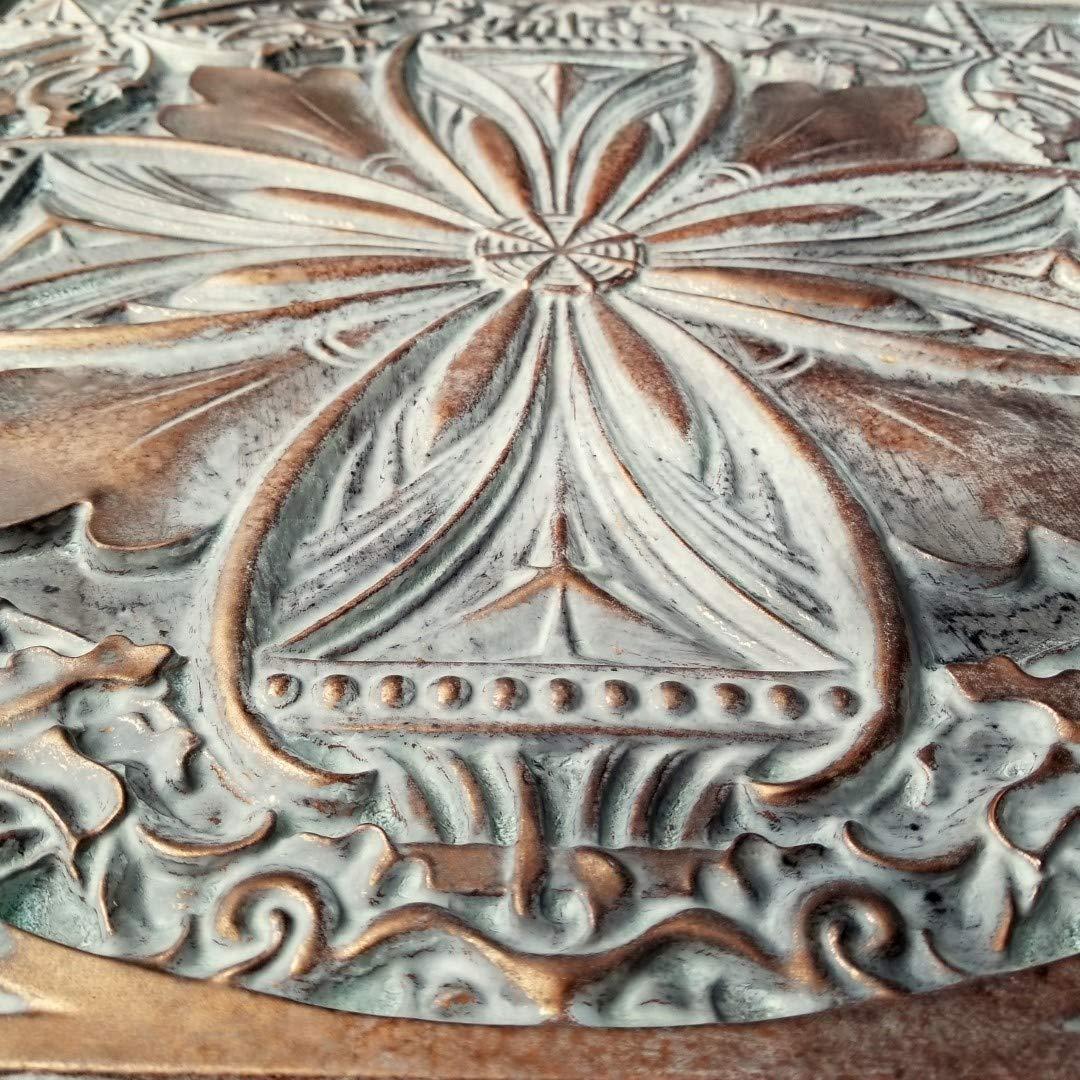 FromPlainToBeautifulInHours Milan 24'' L x 24'' W Textured PVC Drop-In & Glue Up Ceiling Tile Ceiling Tile (Set of 10)