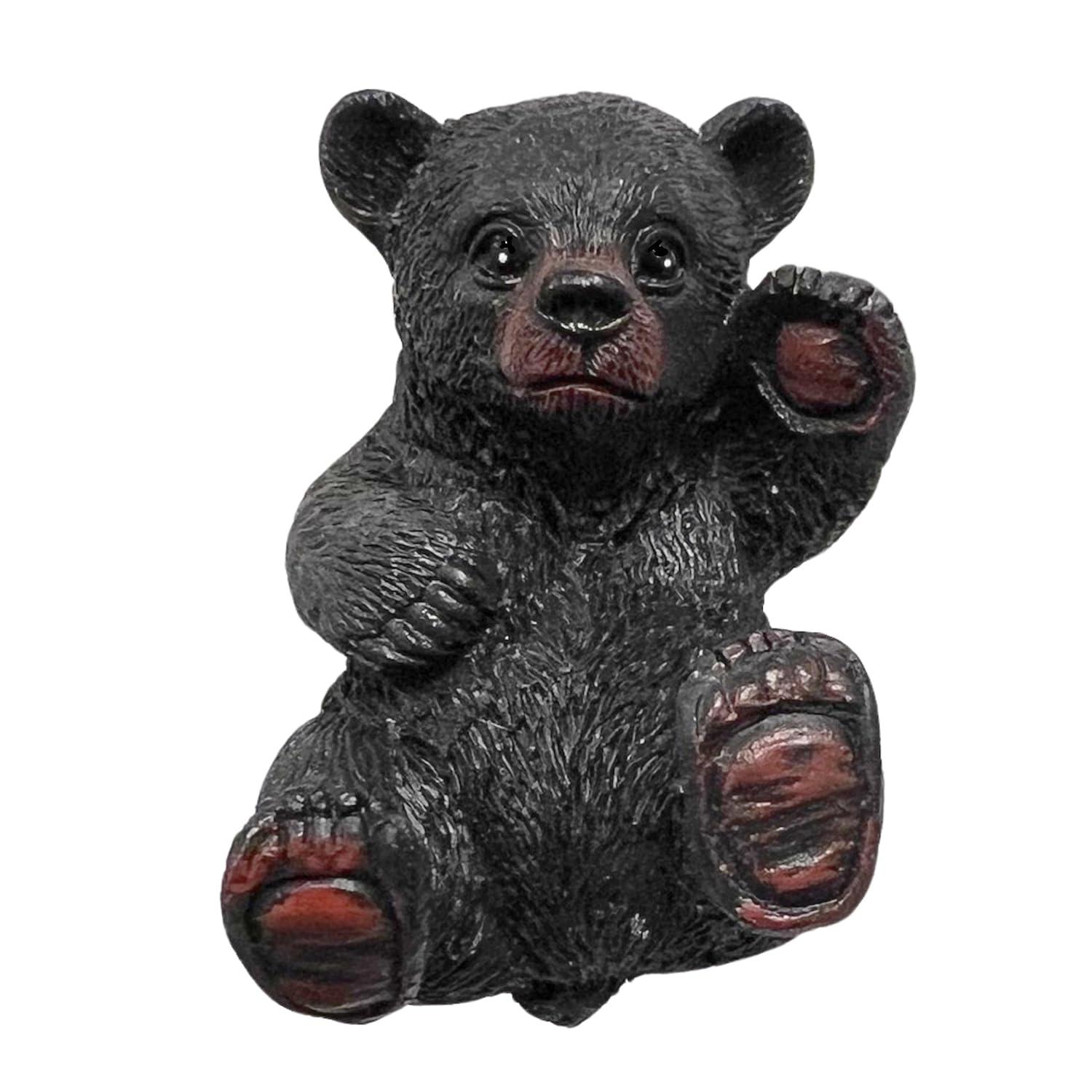 BestGiftEver Black Bear Drawer Pull and Cabinet Knob - Rustic Decor Dresser Hardware, Ideal for Mountain, Cabin, Lodge or Woodland Home Decorations with Wildlife Charm (Adorable Curious Bear Design)