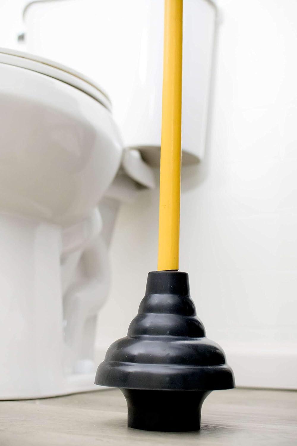 LDR 512 3410 Power Deluxe Toilet Plungers, 1 Count (Pack of 1), Black