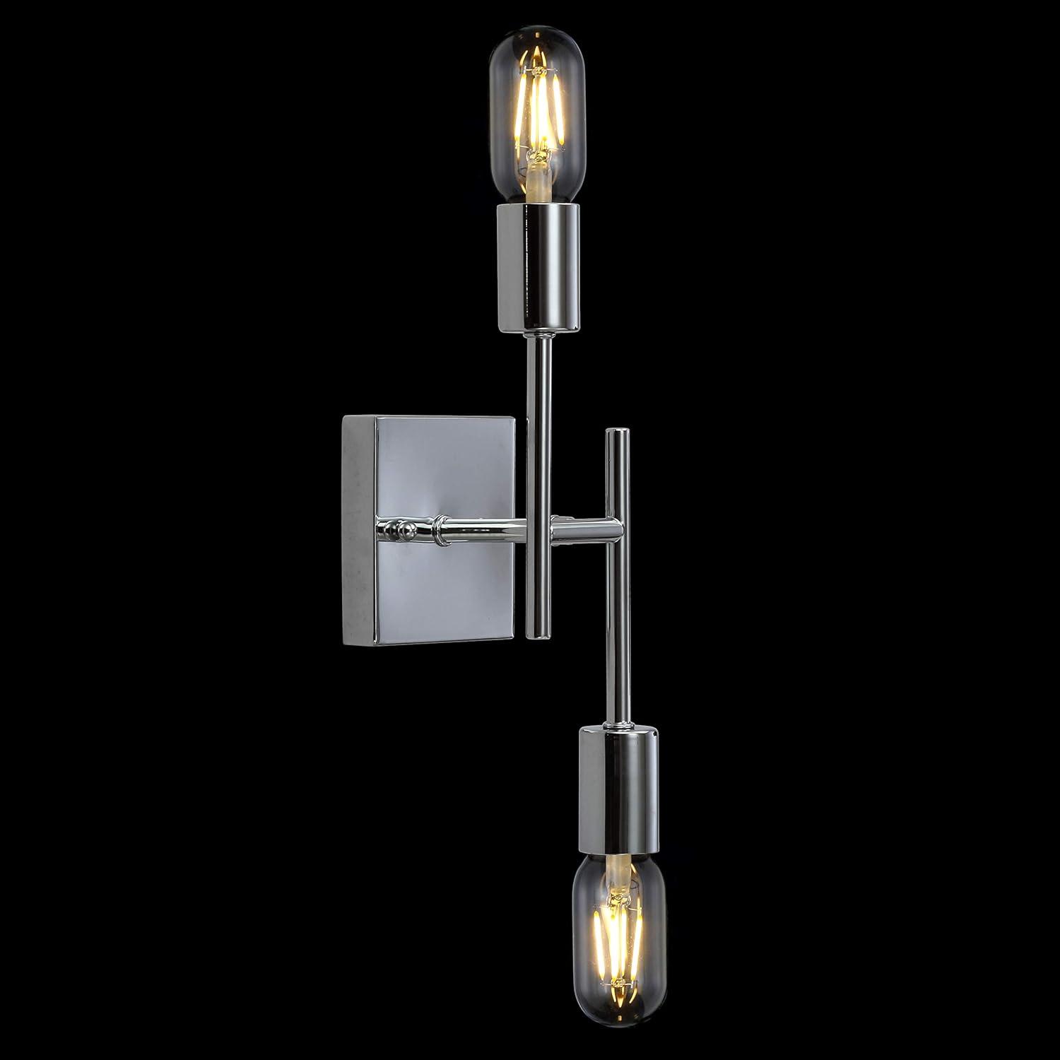 Turing 18.75" Polished Chrome LED Wall Sconce for Modern Homes