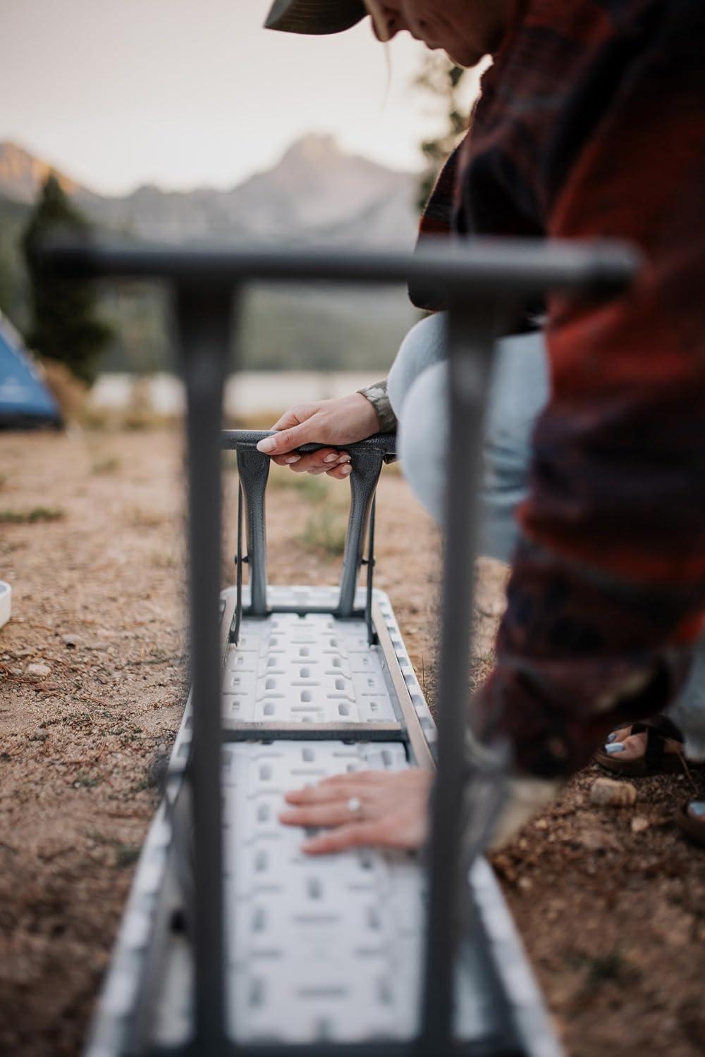 Stansport Heavy-Duty Camp Table with Benches