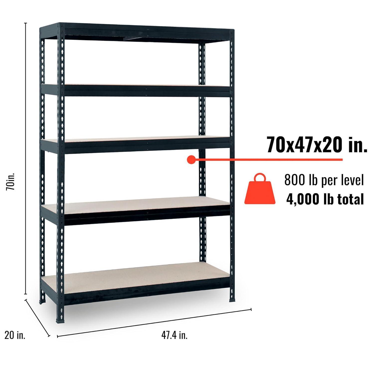 AR SHELVING AR Shelving Heavy Duty Sturdy Storage Rack Collection for Garage and Workshop