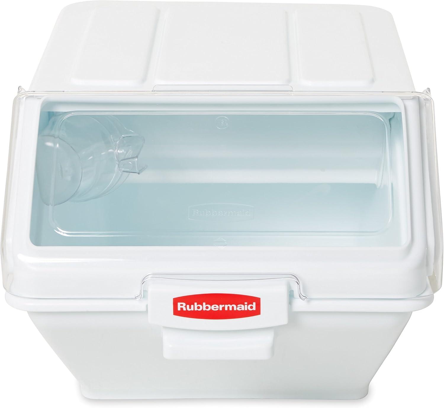 Rubbermaid FG9G5800 200 Cup Safety Storage Bin w/ 2 Cup Scoop