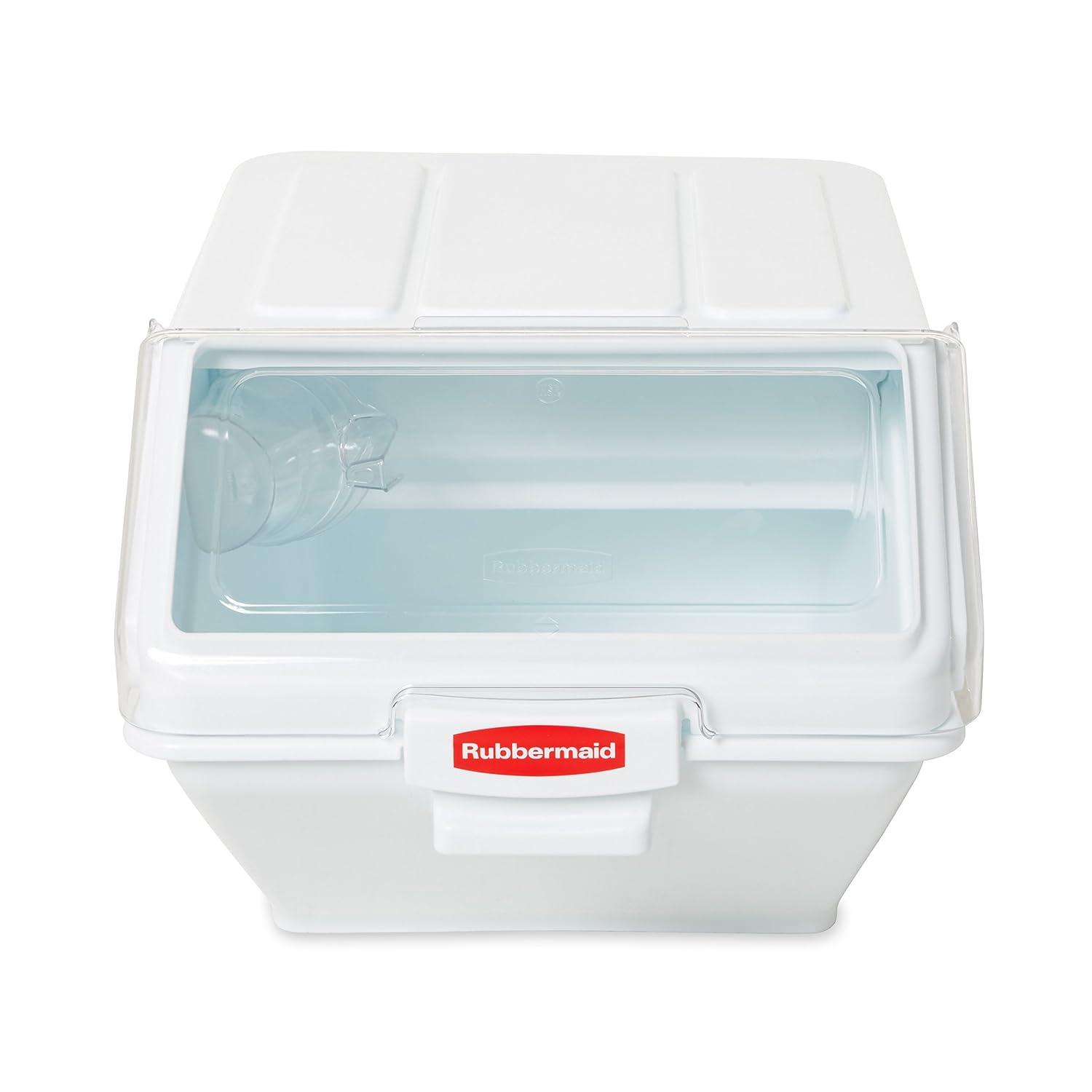 Rubbermaid FG9G5800 200 Cup Safety Storage Bin w/ 2 Cup Scoop
