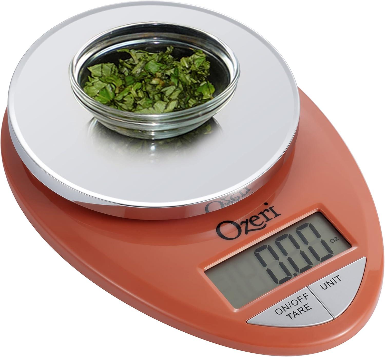 Ozeri Ozeri Pro Digital Kitchen Food Scale, 0.05 oz to 12 lbs (1 gram to 5.4 kg)