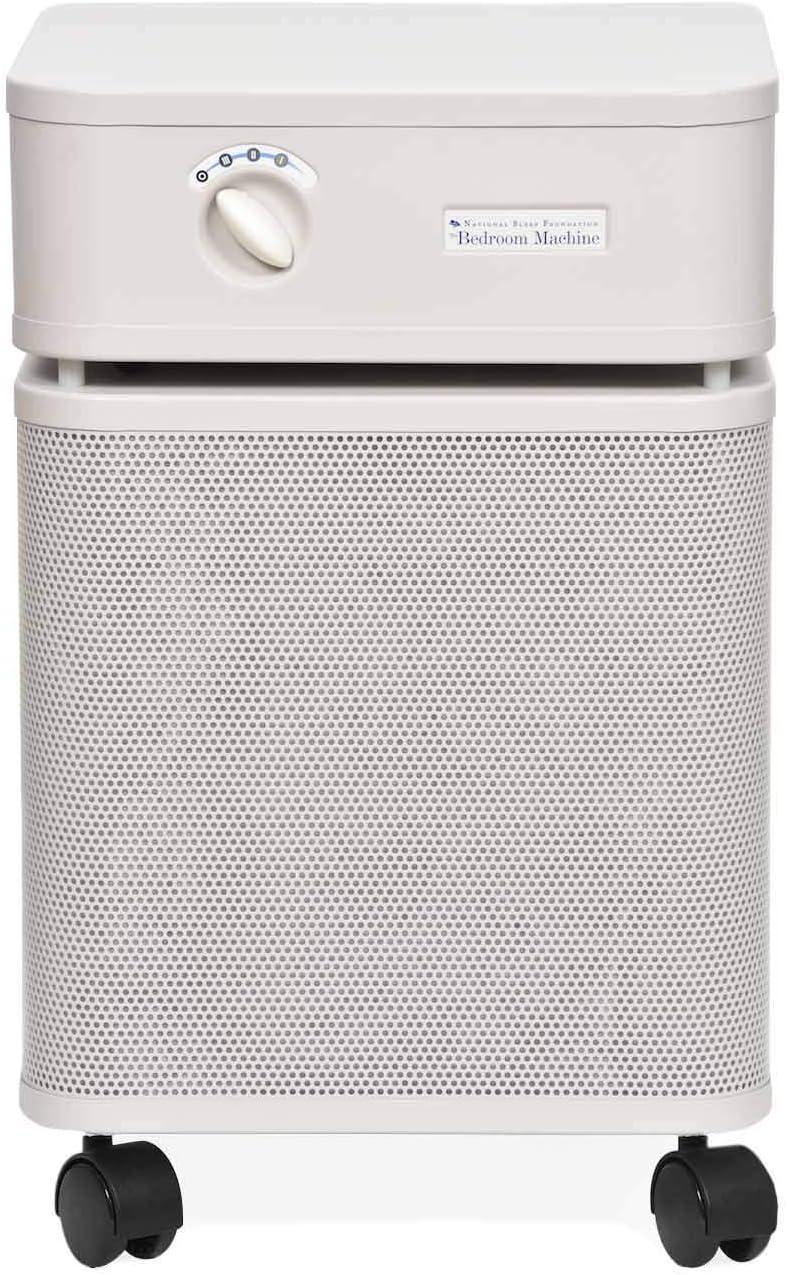 White HEPA Filter Odor Absorbing Bedroom Air Purifier