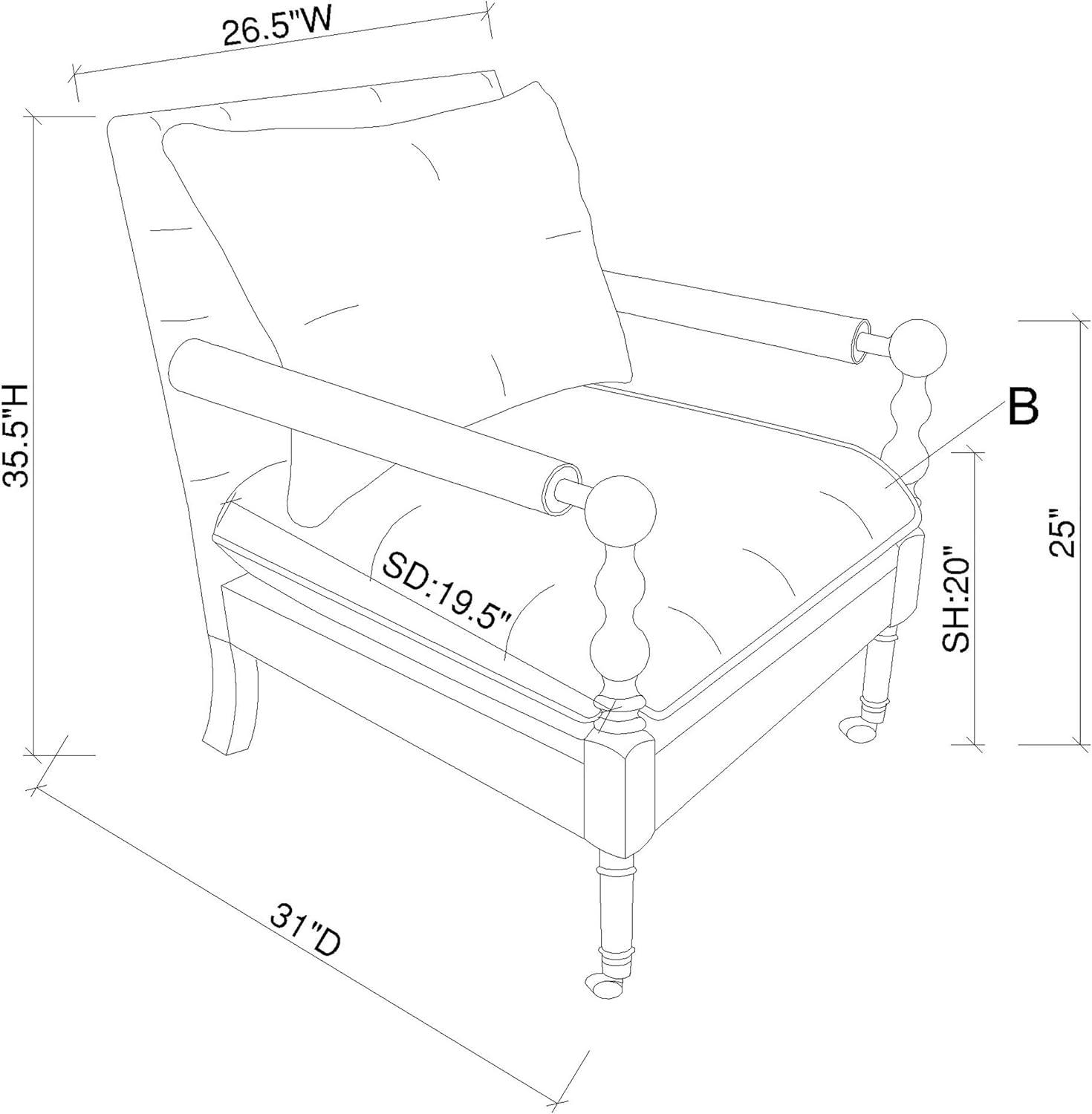Alcott Hill® Basche Upholstered Armchair
