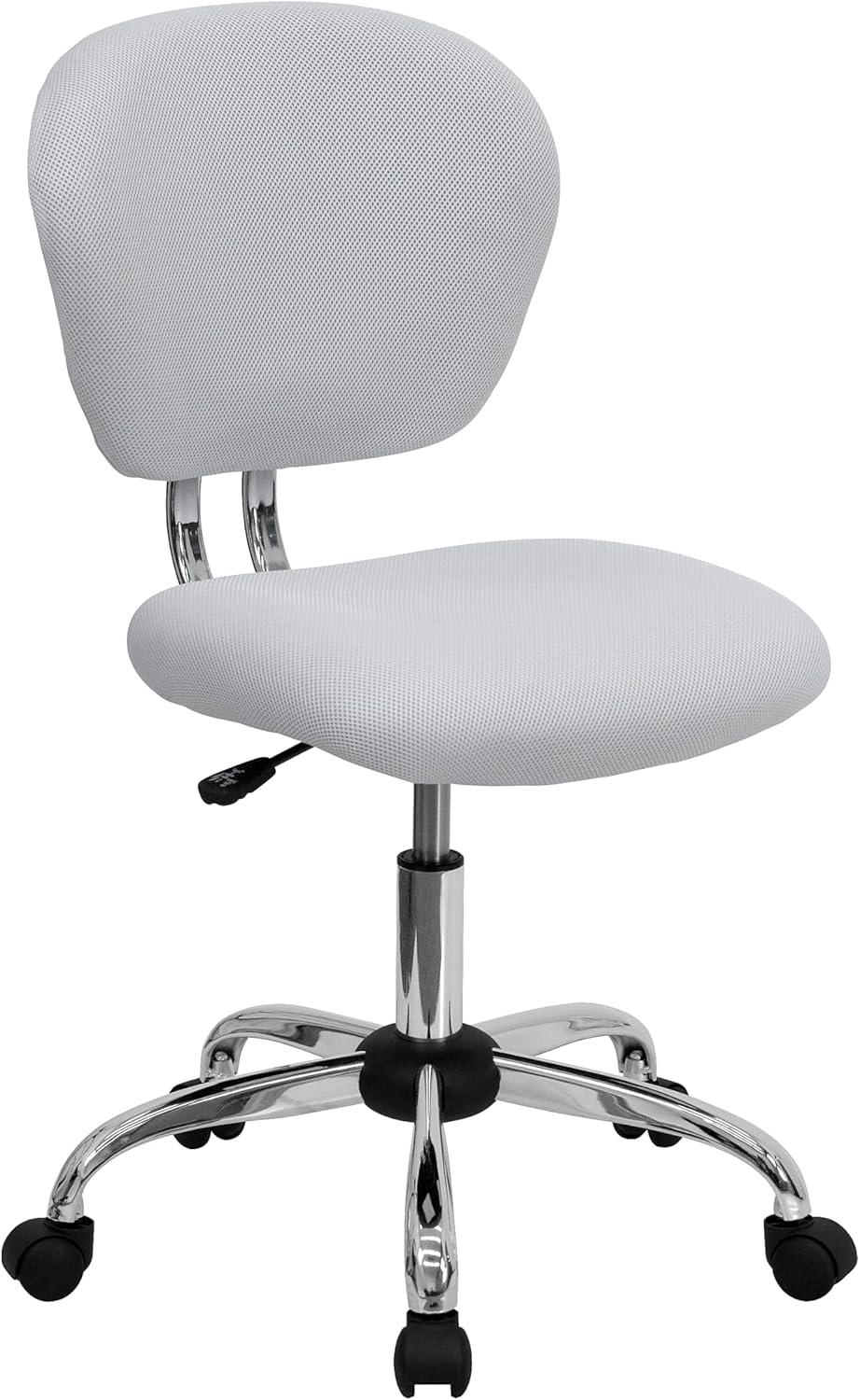 Flash Furniture Beverly Mid-Back Swivel Mesh Office Chair with Padded Seat by Flash Furniture | Wayfair