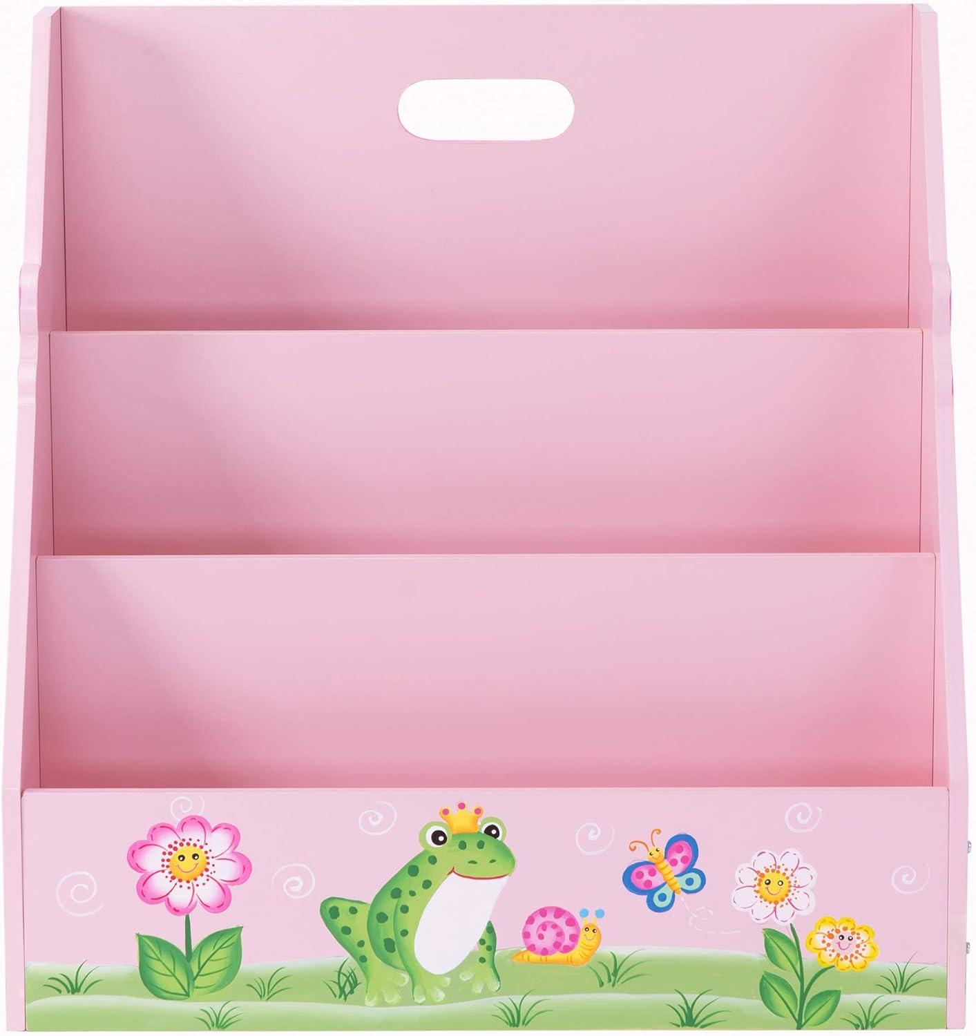 Kids Bookcase Childrens Magazine Rack Tidy Magic Garden Fantasy Fields TD-13142A