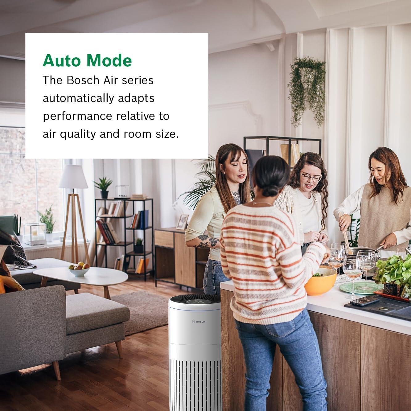 Bosch White HEPA Air Purifier with Odor Absorbing Filter