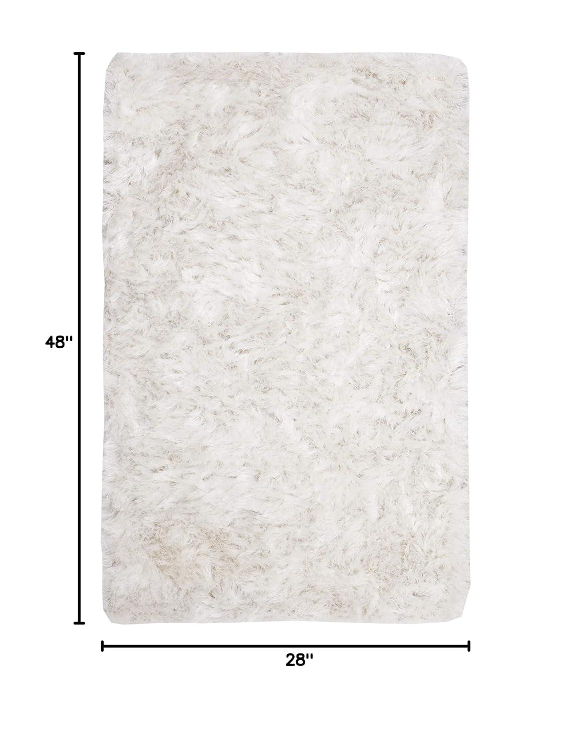 Faux Sheep Skin FSS235 Power Loomed Indoor Accent Rug - Ivory - 2'6"x4' - Safavieh