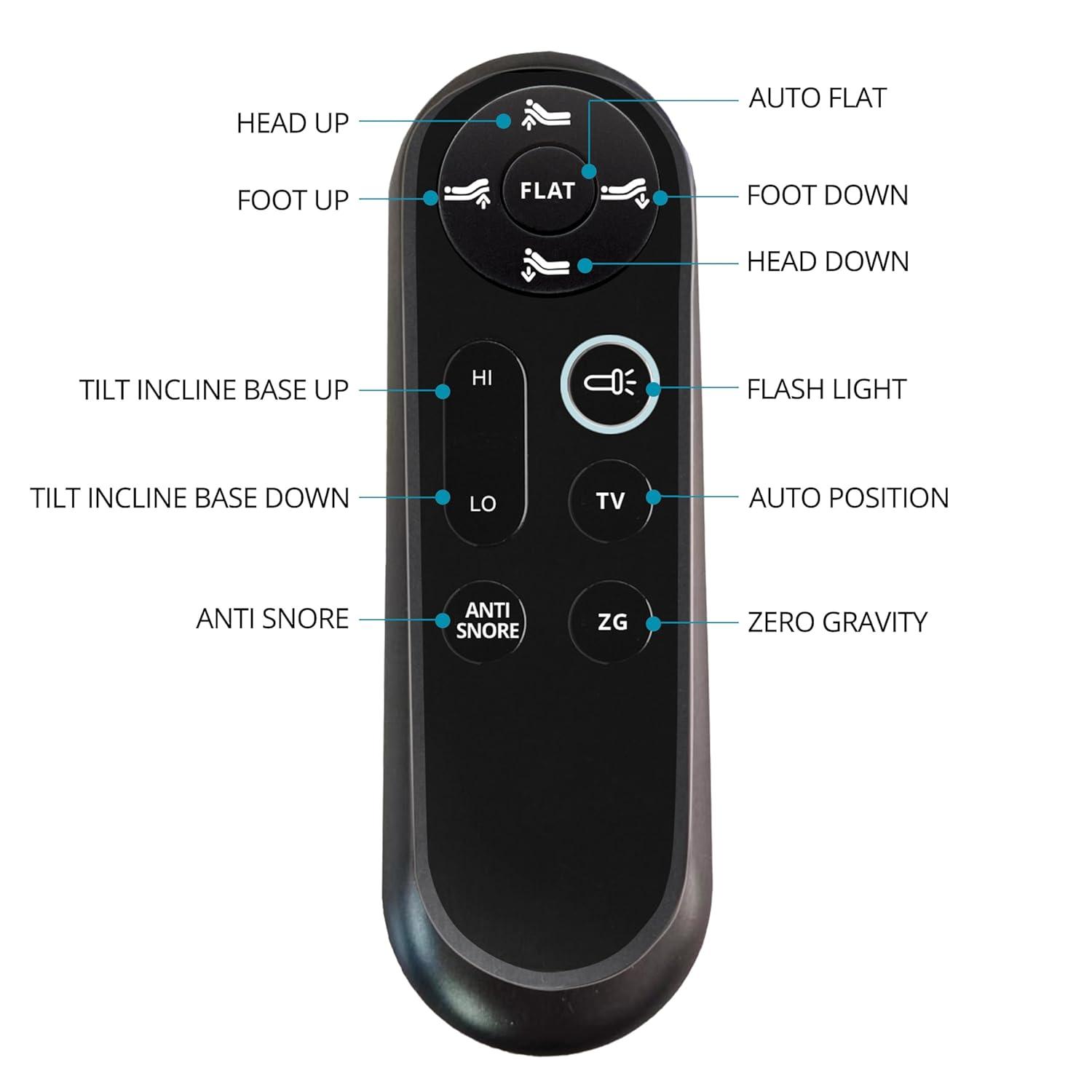 Boyd Sleep Massaging Adjustable Bed with Wireless Remote