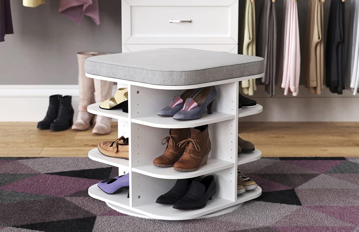 ClosetMaid 12 Pair Shoe Storage Bench