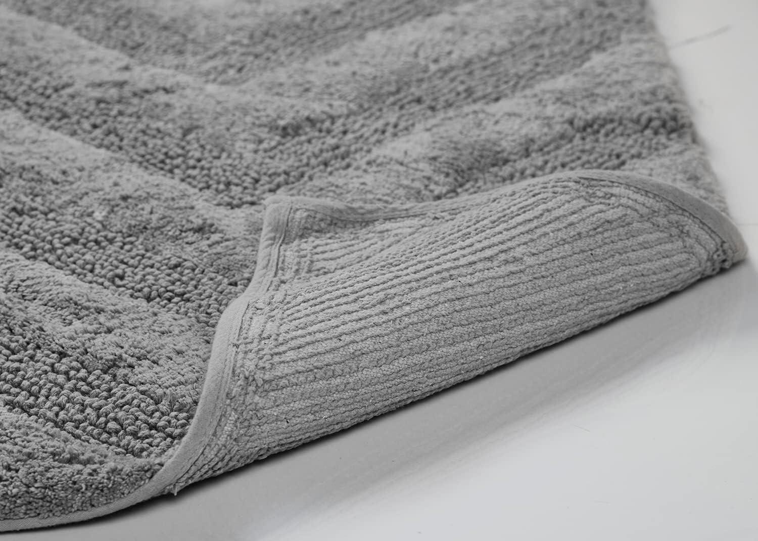 Better Trends Kus Corrigan 100% Cotton Machine Washable Anti-Skid Bathroom Rug