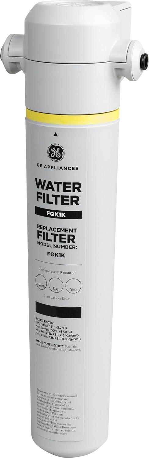 White Quick-Change Refrigerator Water Filtration System