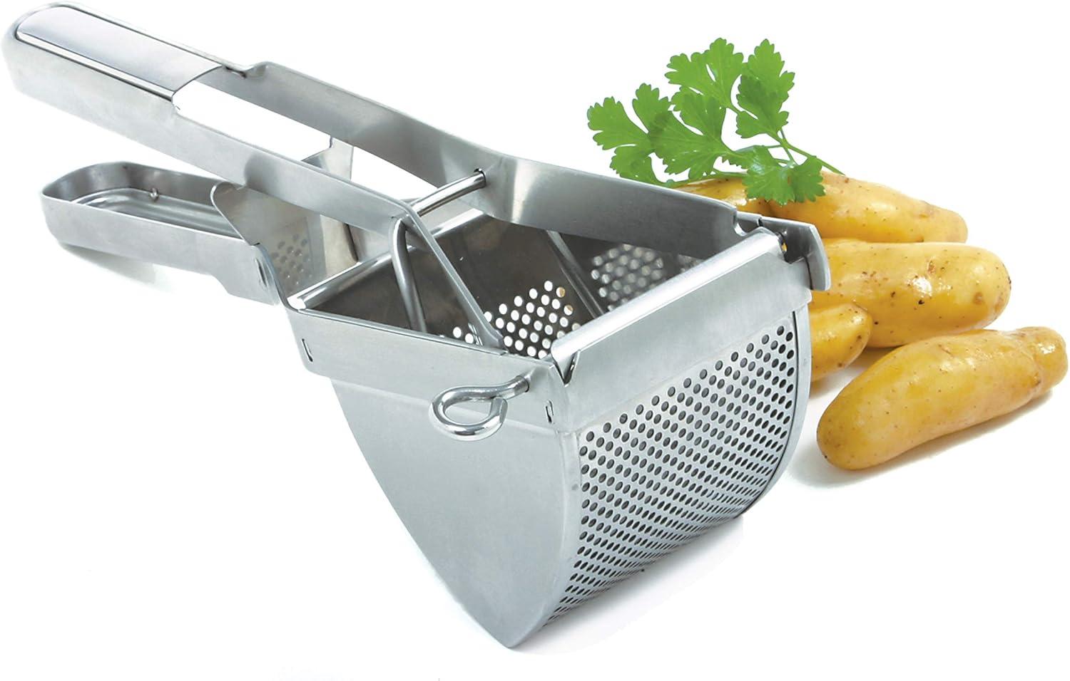 Norpro Stainless Steel Commercial Potato Ricer, 11.5in/29cm, As Shown