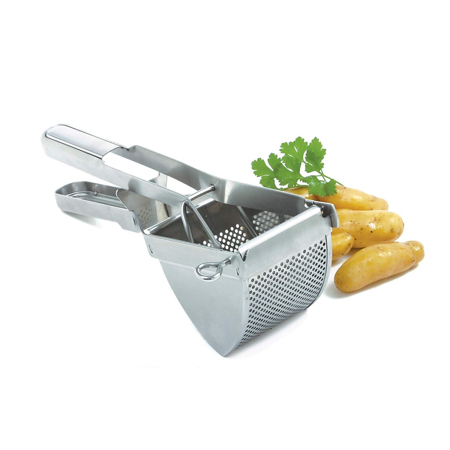 Norpro Stainless Steel Commercial Potato Ricer, 11.5in/29cm, As Shown