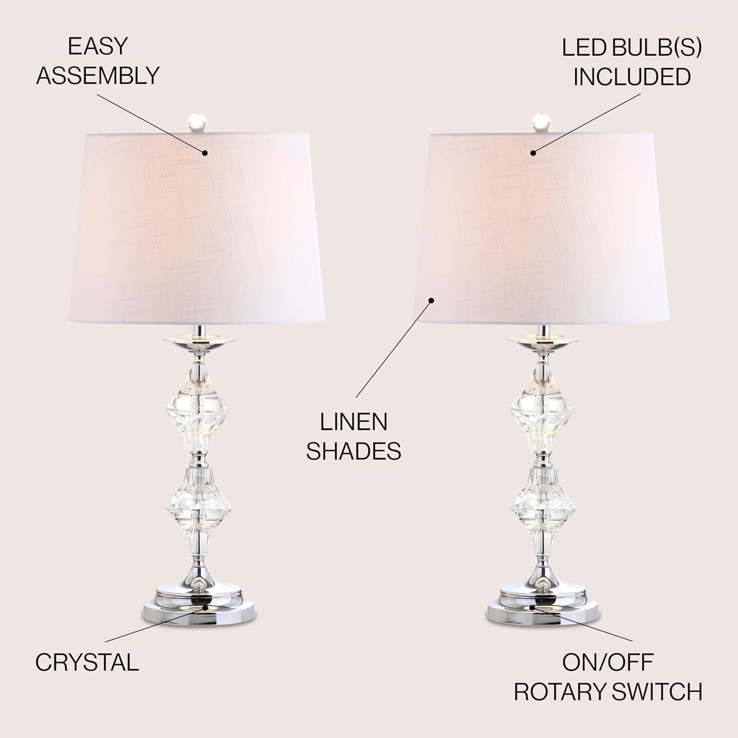 Jonathan Y Lighting Jyl2037 Madison 1 Light 28" Tall Led Buffet Table Lamp Set Of (2) -