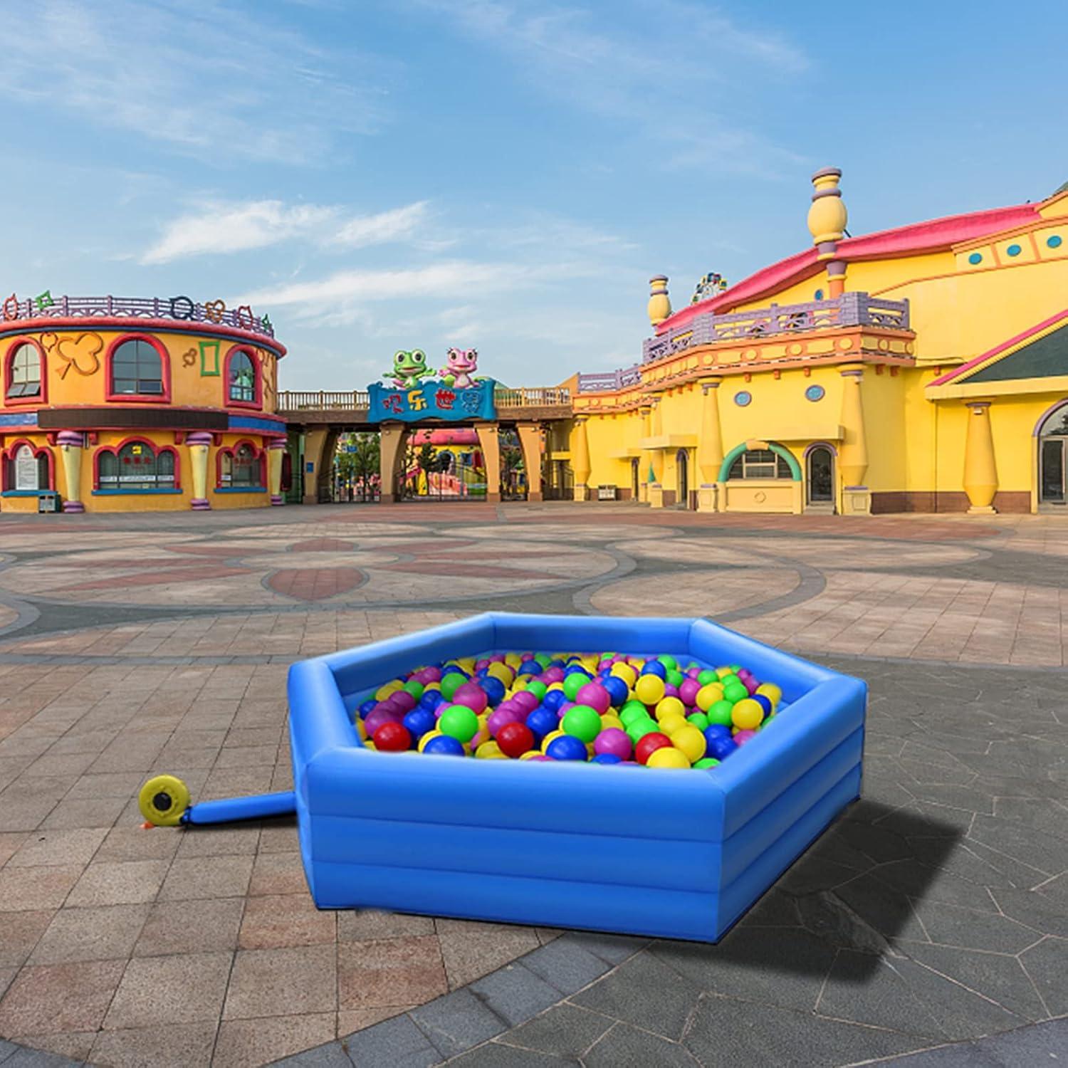 VEVOR Gaga Ball Pit Inflatable, 20 ft Gagaball Court with Electric Air Pump, Inflates in Under 3 Minutes for Outdoor Indoor School Family Activity