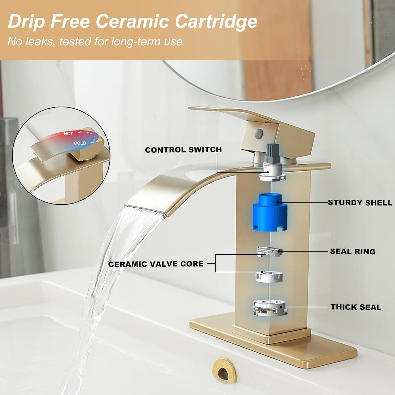 Single-Hole Single-handle Bathroom Faucet