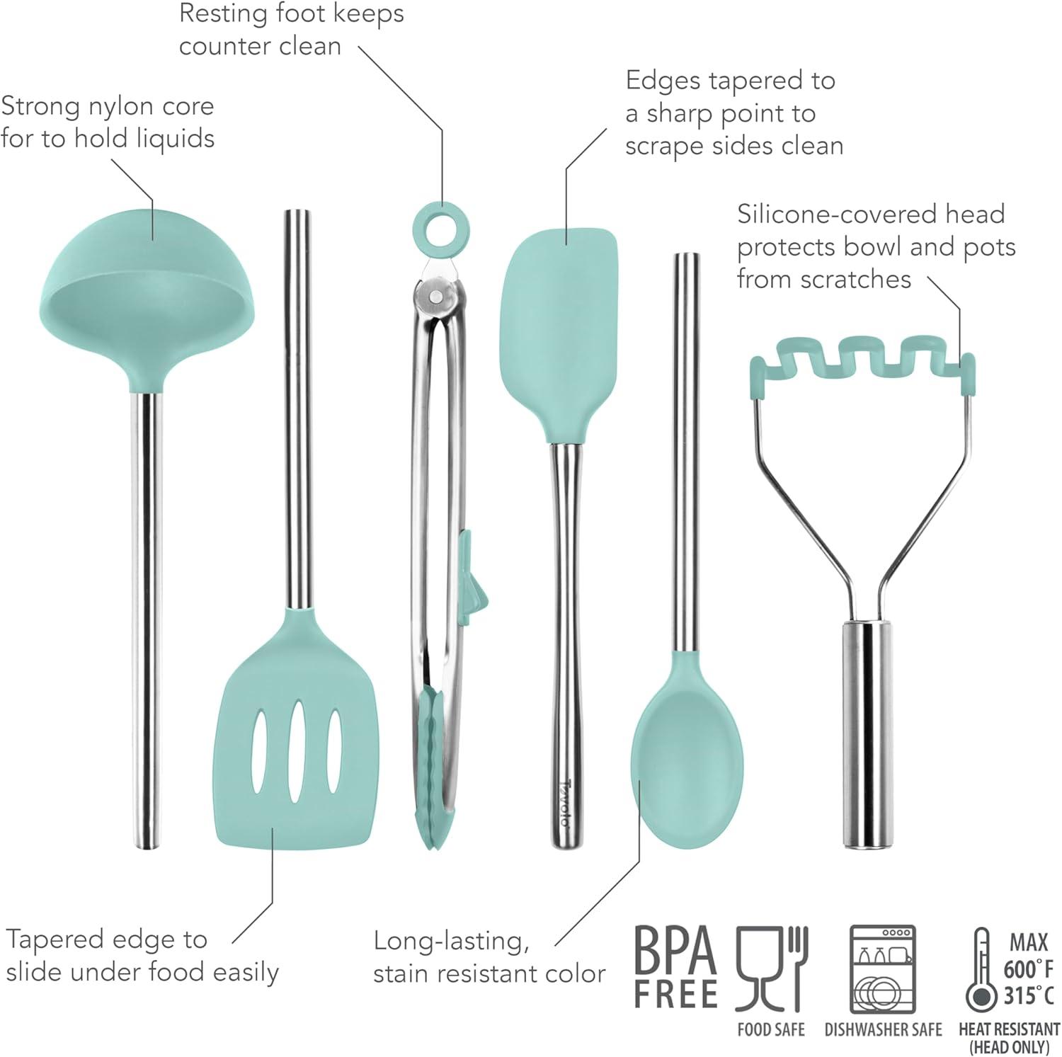 Tovolo Silicone Utensil Set of 6 - Black