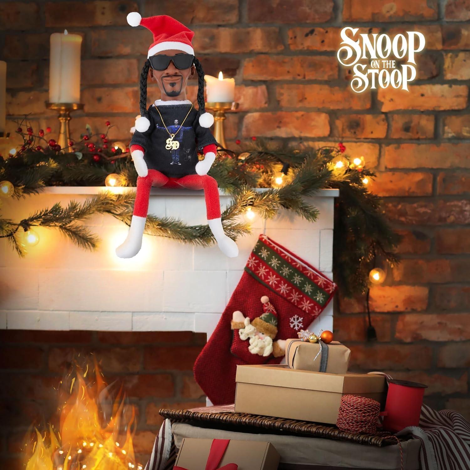 Snoop Elf on a Shelf, Elf Doll,2024 Christmas Gift Toy 12" Figurine Elf, Plush Toys,+Big Size Gift Box(Special2024Edition)