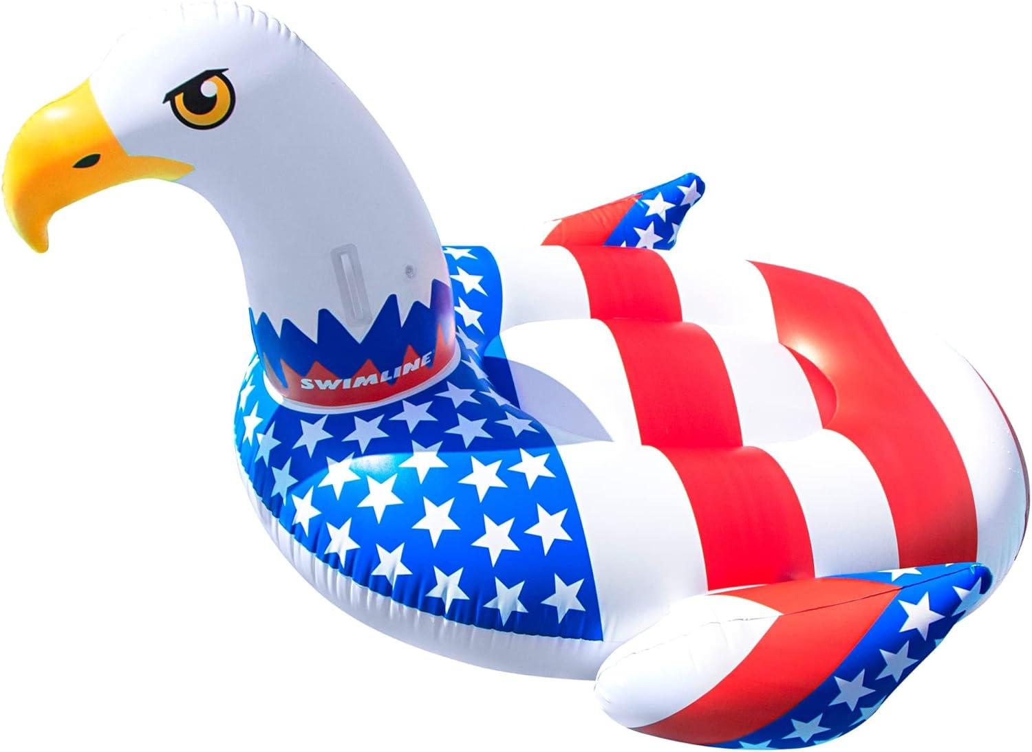 Patriotic American Bald Eagle Inflatable Pool Float