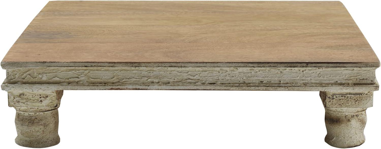 Fitz and Floyd Fitz and Floyd Austin Craft Raised Mango Wood Serving Board, 12-Inch