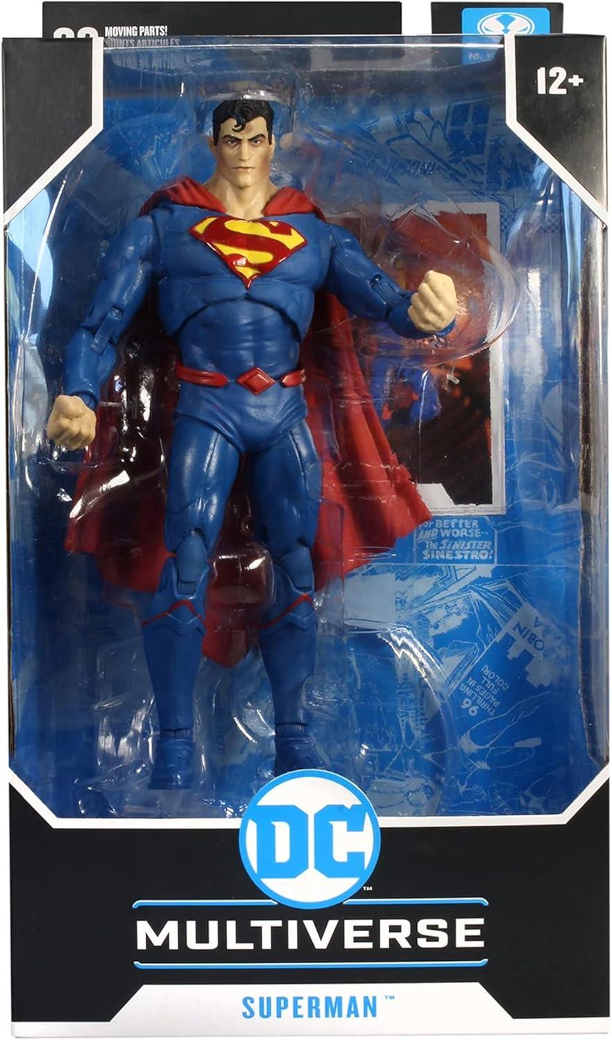 DC Multiverse Superman Rebirth 7" Action Figure with Flight Stand