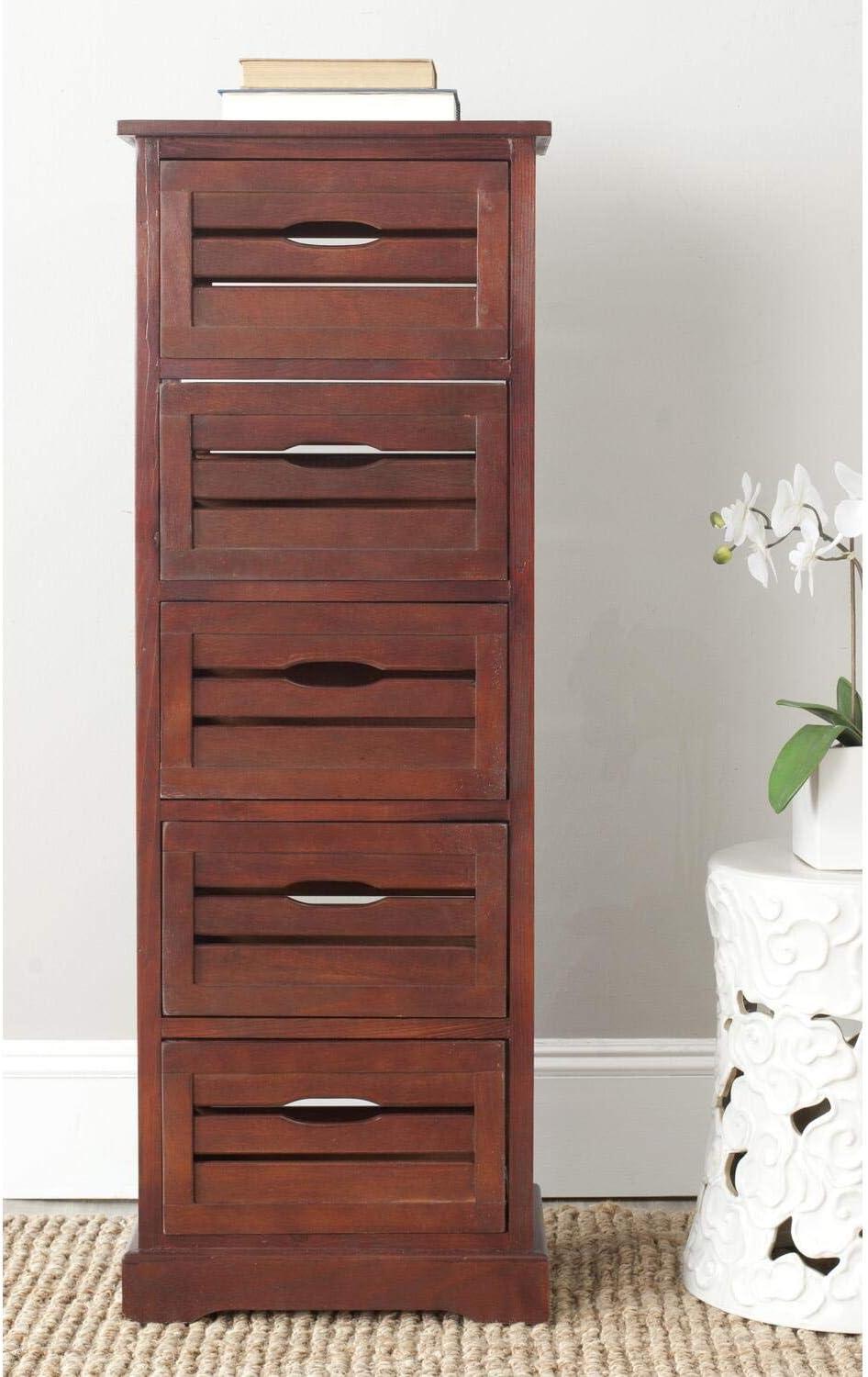 Sarina 5 Drawer Cabinet-Finish:Cherry