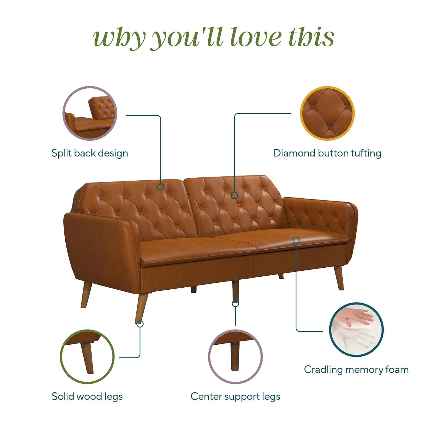 Tallulah Memory Foam Futon